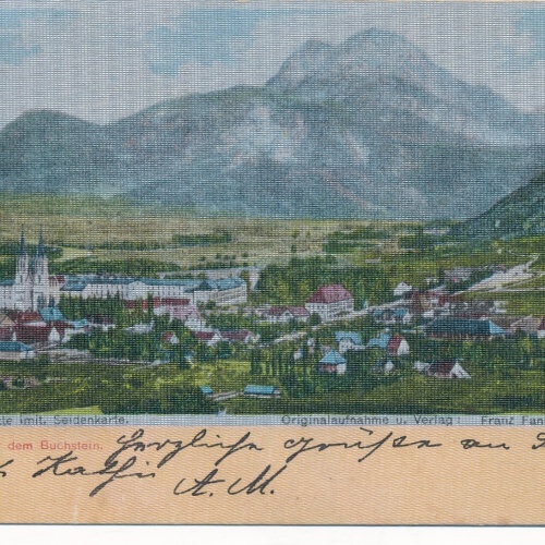 AK aus Admont Seidenkarte Steiermark Ansichtskarte (12325)
