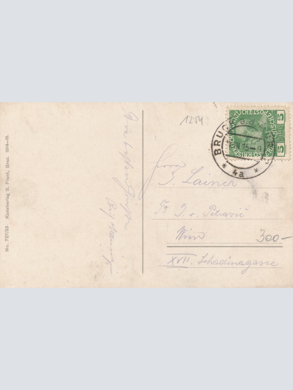 AK aus Bruck an der Mur mit Bahnhof Steiermark Ansichtskarte (12359)