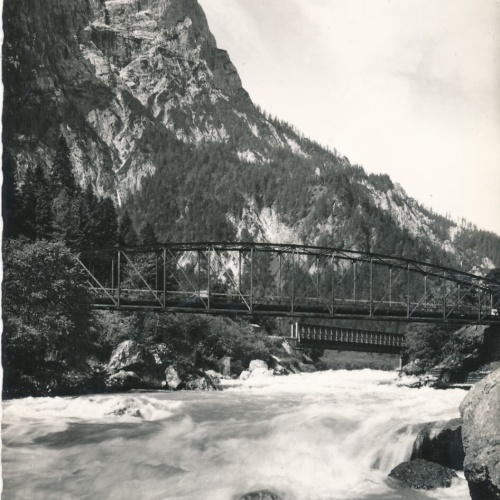 AK vom Gesäuse Kummerbrücke Steiermark Ansichtskarte (13180)