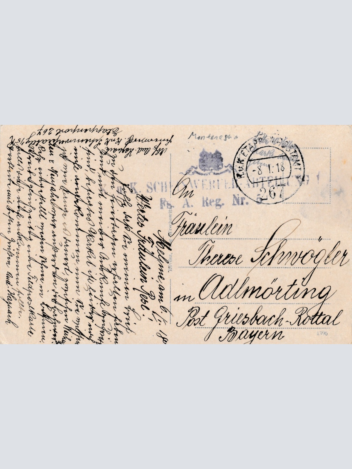 AK aus Castelnuovo Montenegro Ansichtskarte (12544)