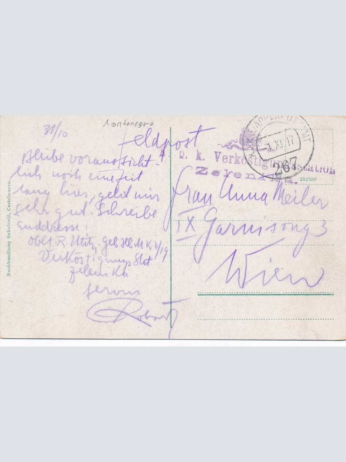 AK aus Castelnuovo - Hercegnovi Montenegro Ansichtskarte (12545)