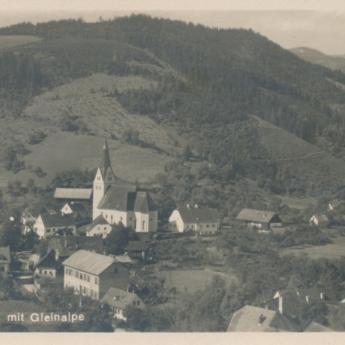 AK aus Kainach mit Gleinalpe Steiermark Ansichtskarte (12779)