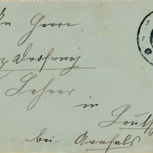 10 Heller Ganzsachen - Karten - Brief aus Marburg (16294)