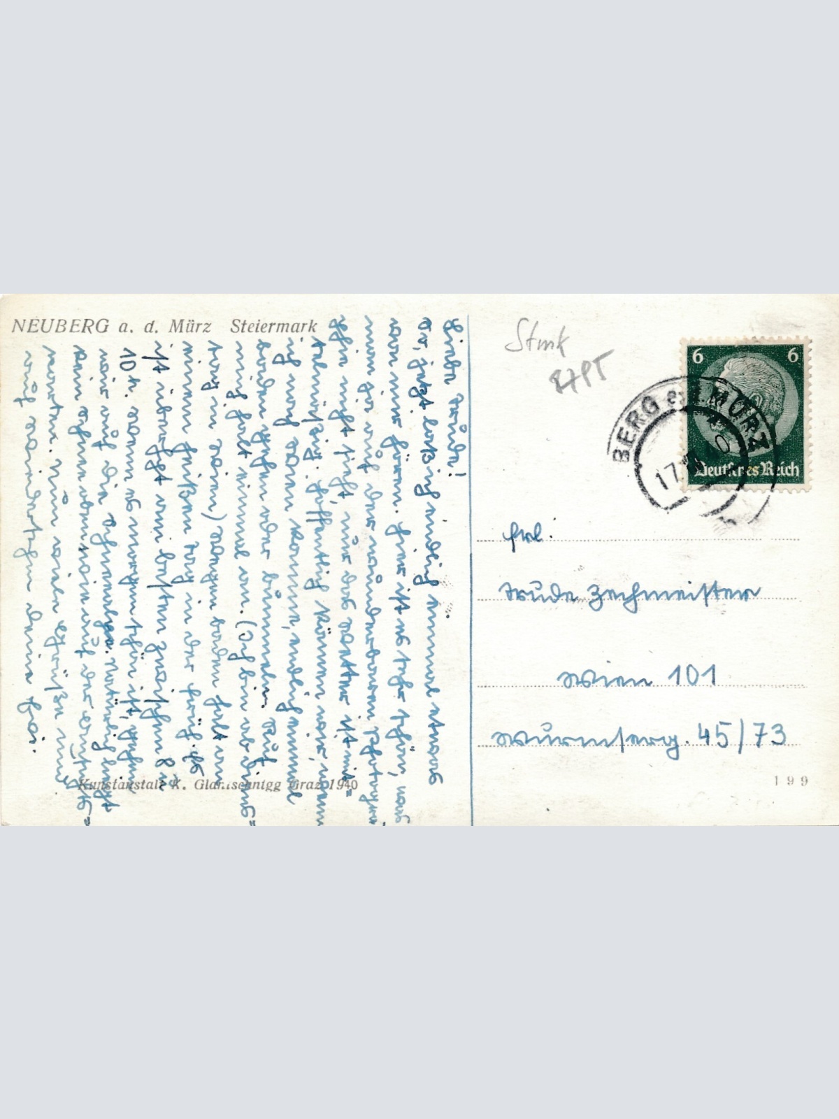 AK aus Neuberg Steiermark Ansichtskarte (13016)