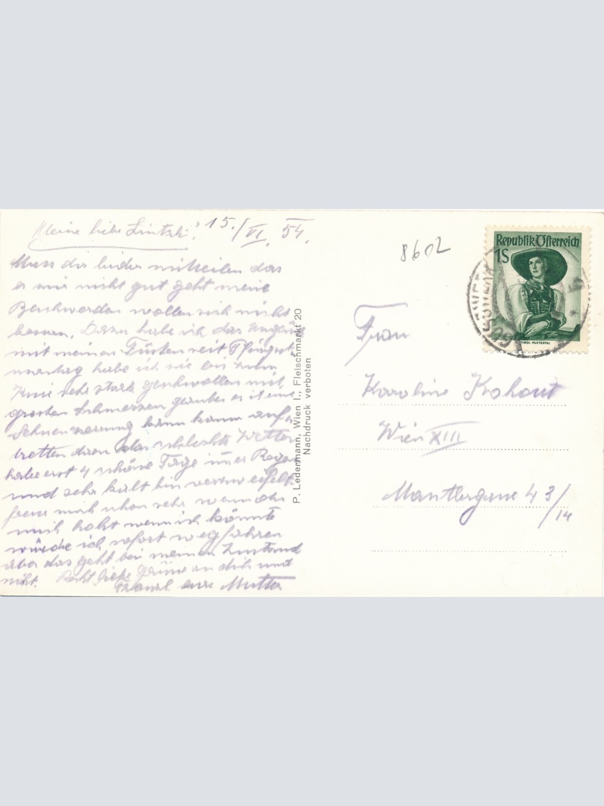 AK aus Gusswerk Steiermark Ansichtskarte (13042)