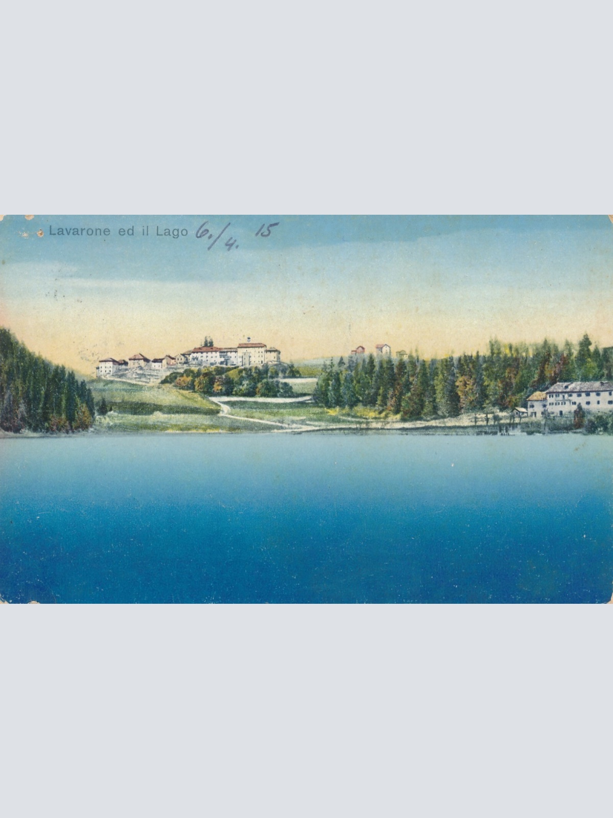 AK aus Lavarone ed il Lago Italien Ansichtskarte (13439)