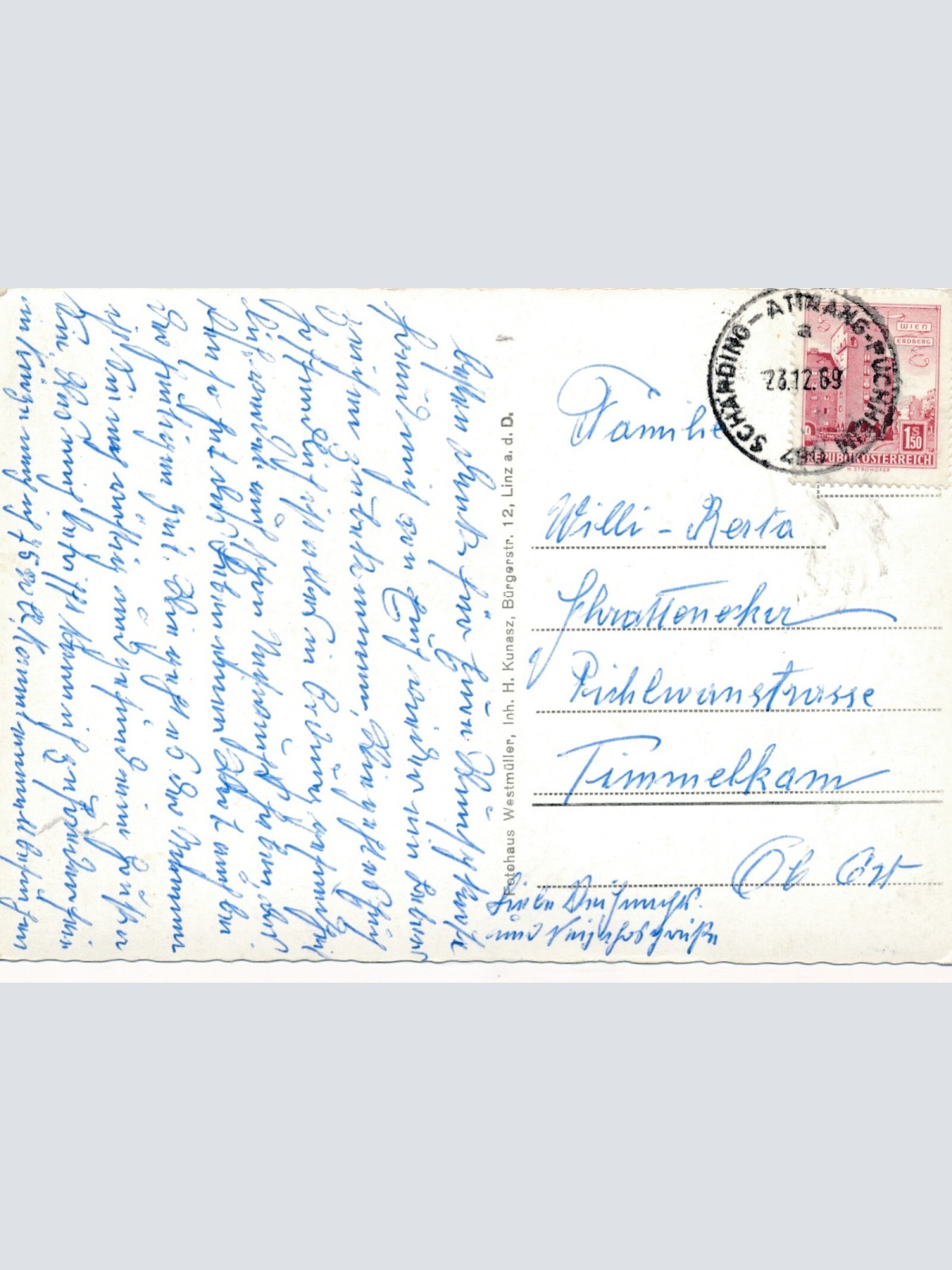 AK aus Suben am Inn Oberösterreich Ansichtskarte (12951)