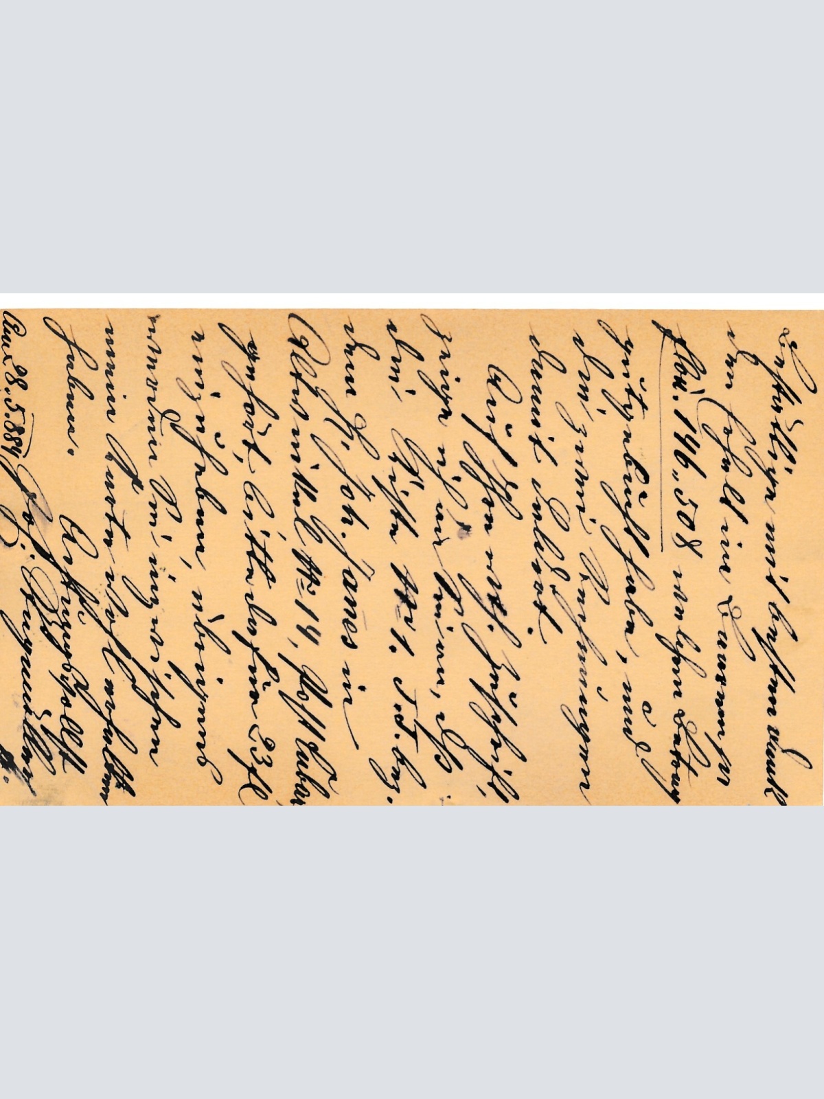 2 Kreuzer - Ganzsachen - Karte 1884 aus Judenburg (12995)