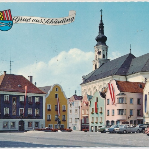 AK, Gruß aus Schärding, Oberösterreich (S3040)