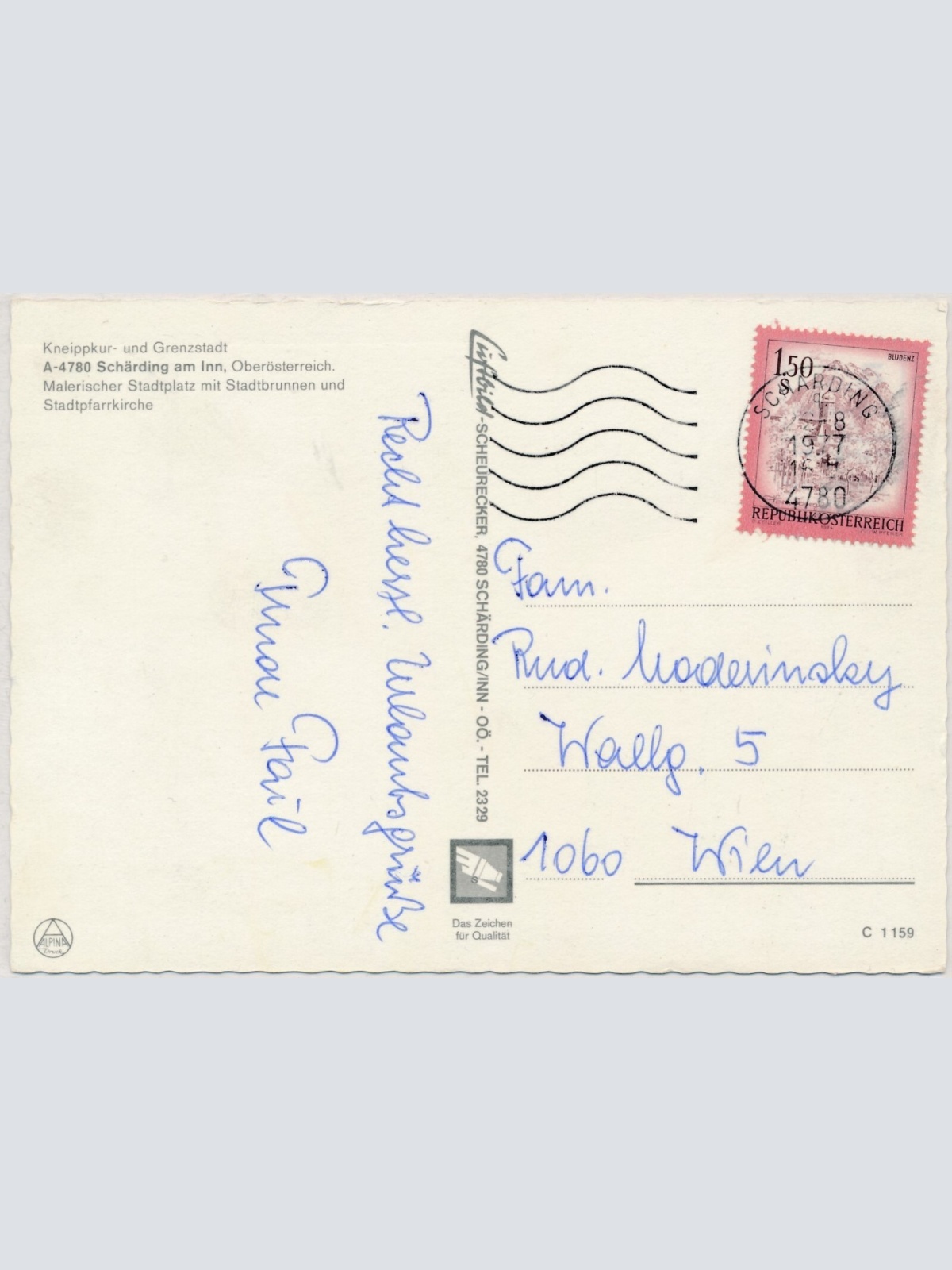 AK, Gruß aus Schärding, Oberösterreich (S3040)