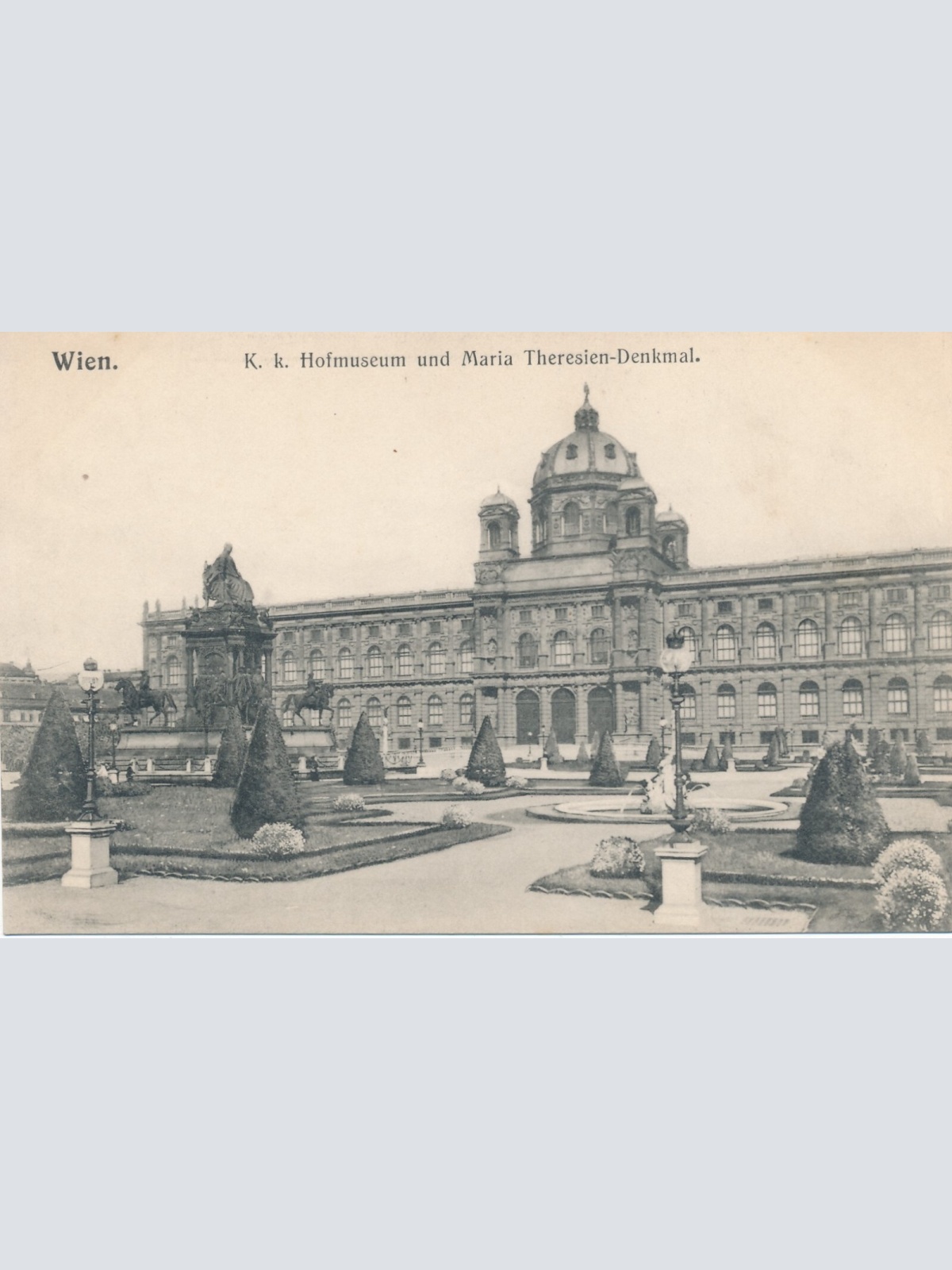 AK aus Wien K.K Hofmuseum Ansichtskarte (13392)