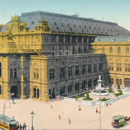AK aus Wien K.K Oper Ansichtskarte (13407)