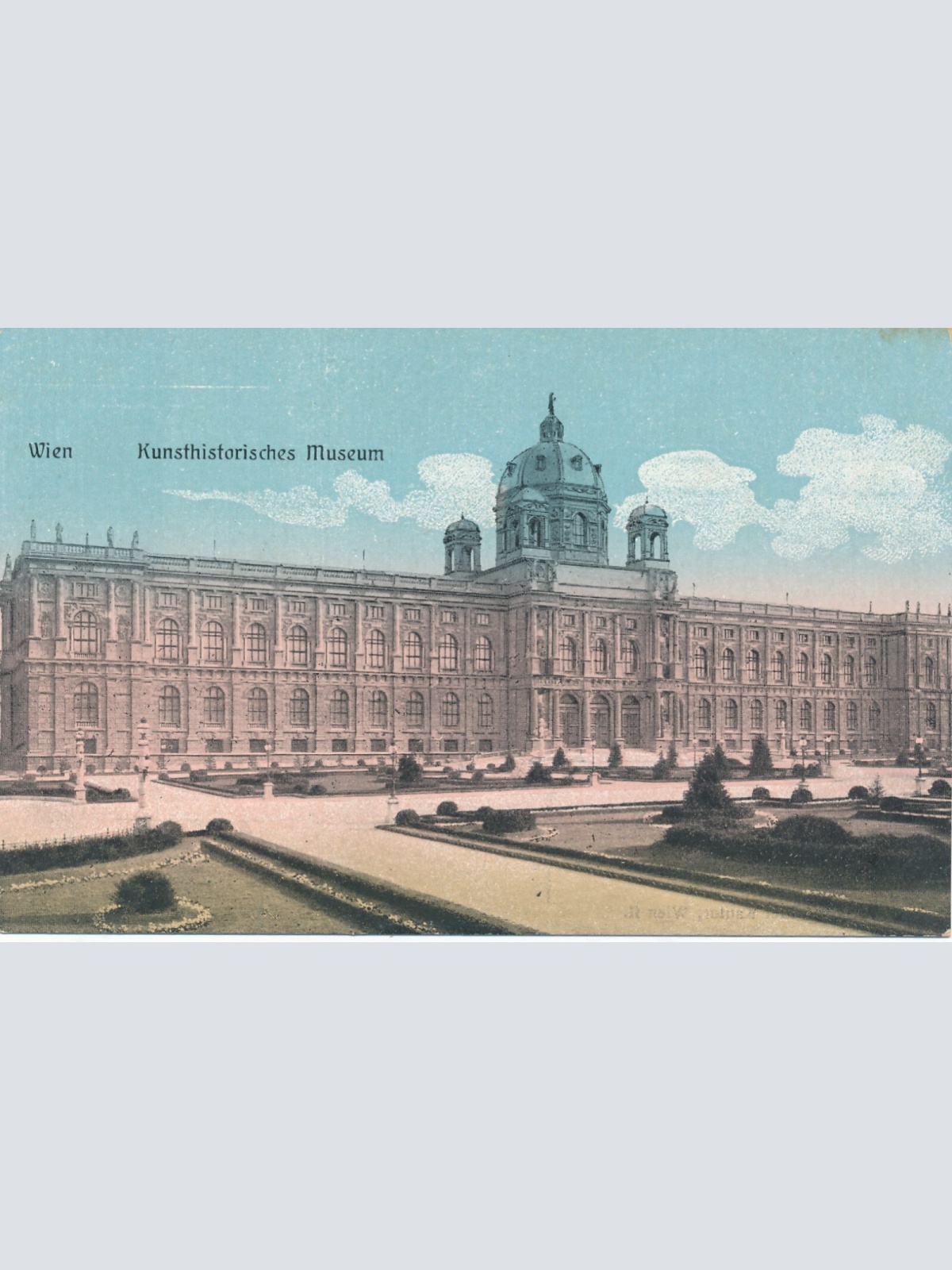 AK aus Wien Kunsthistorisches Museum Ansichtskarte (13398)