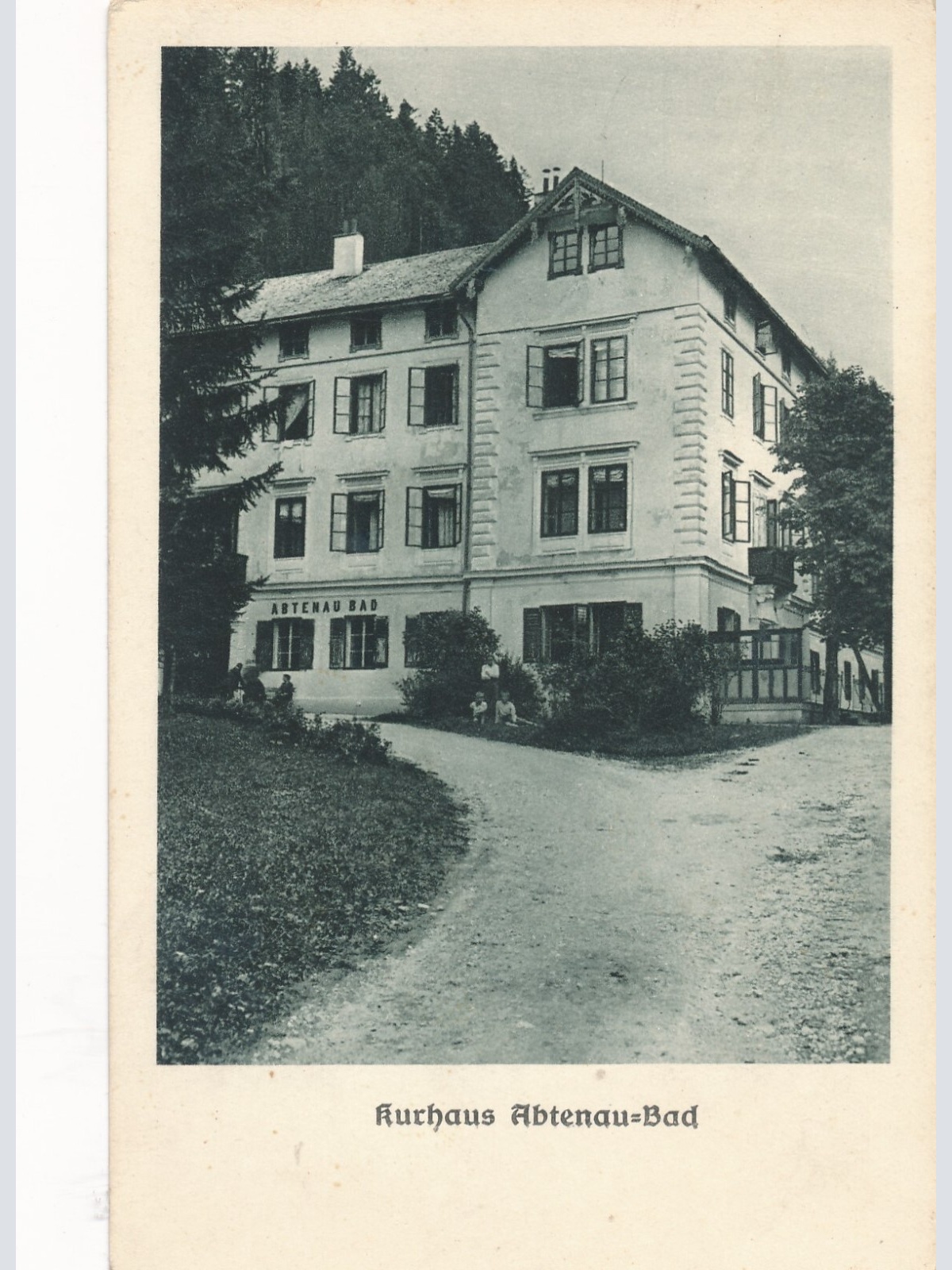 AK aus Abtenau Kurhaus Salzburg Ansichtskarte (13419)