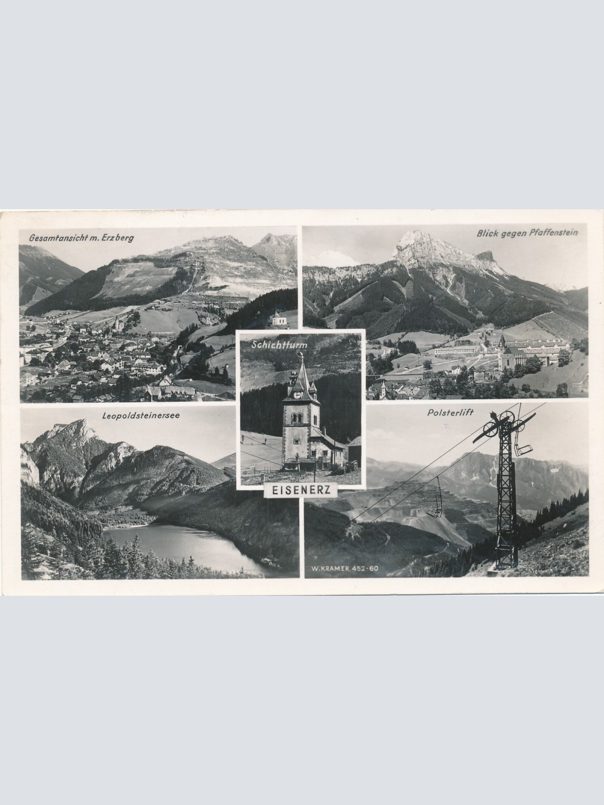 AK aus Eisenerz Mehrbildkarte Steiermark Ansichtskarte (13498)