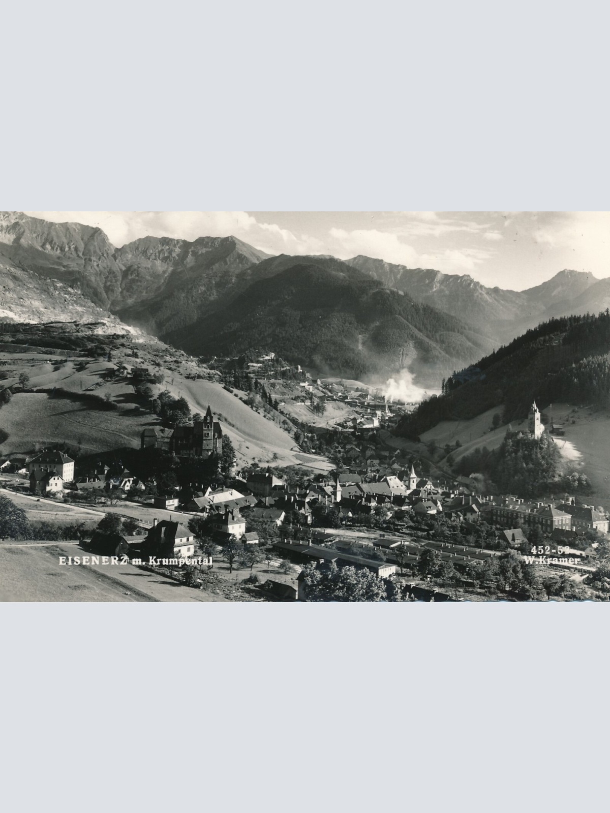 AK aus Eisenerz m. Krumpental Steiermark Ansichtskarte (13483)