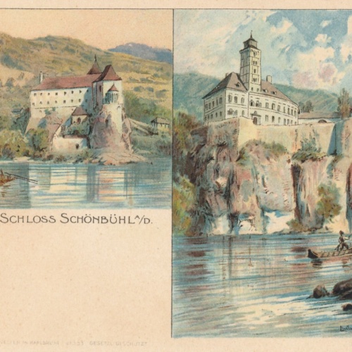 AK vom Kloster Schönbühel Niederösterreich Ansichtskarte (13531)