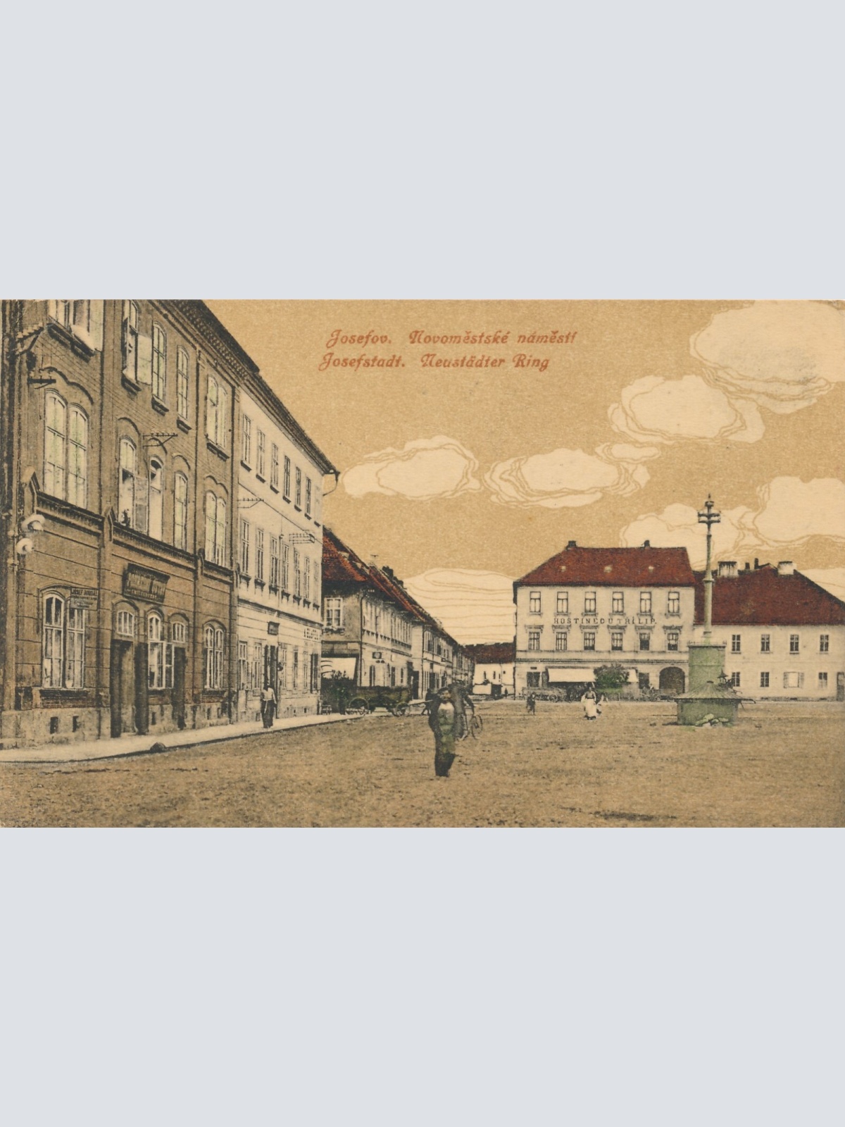 AK aus Josefstadt Neustädter Ring Tschechoslowakei Ansichtskarte (11817)