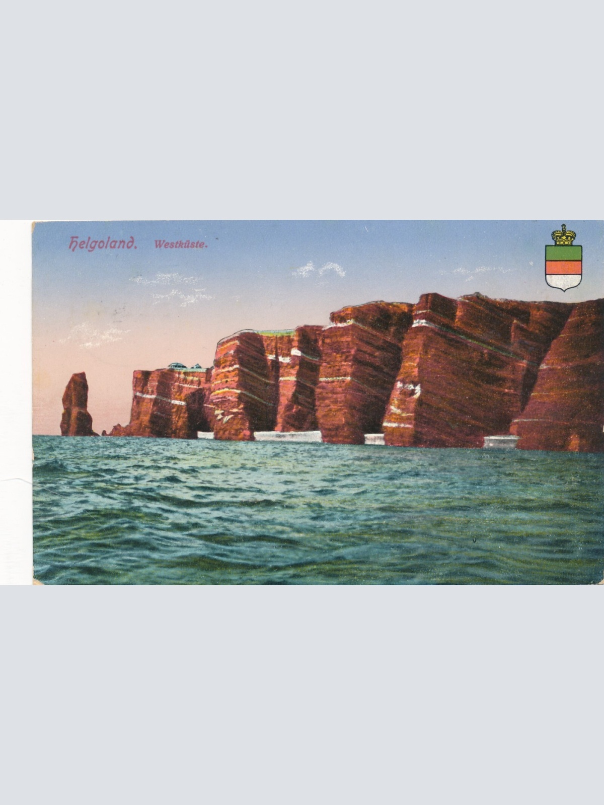 AK aus Helgoland Westküste Schleswig Holstein Ansichtskarte (12725)
