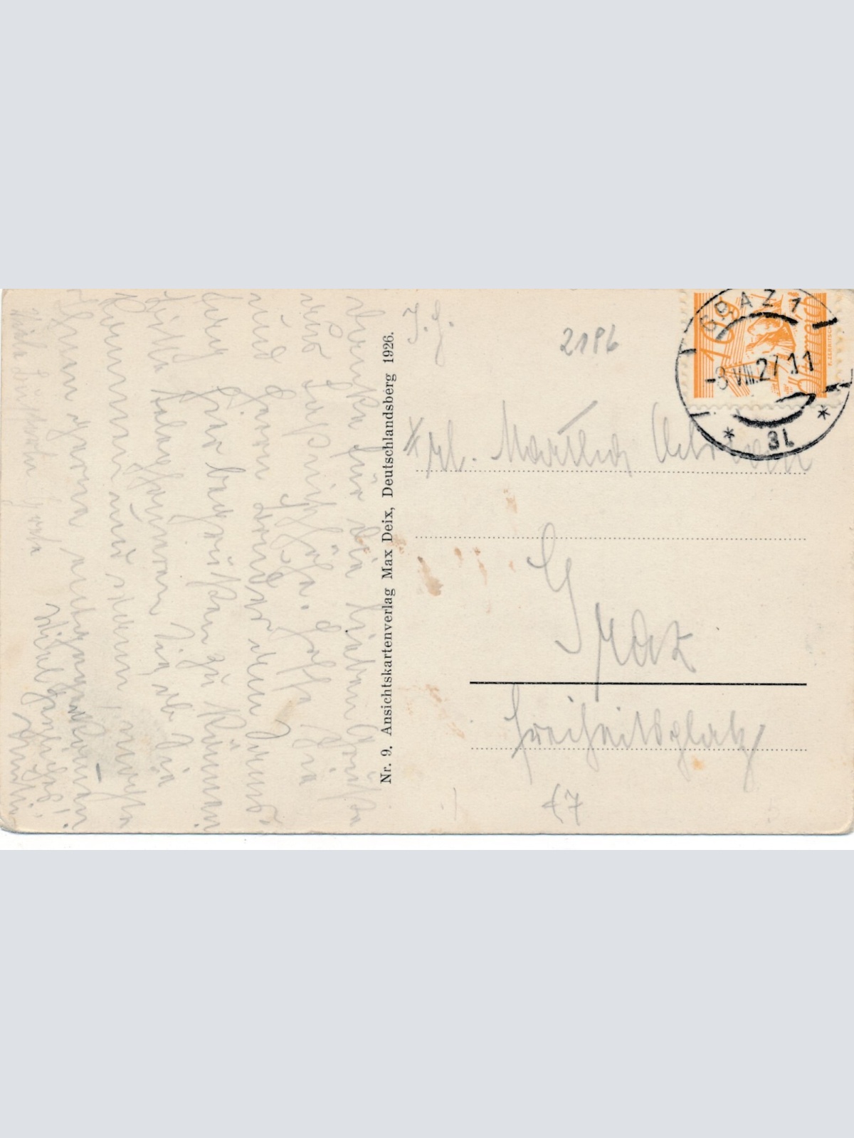 AK aus Glashütten Steiermark Ansichtskarte (13208)