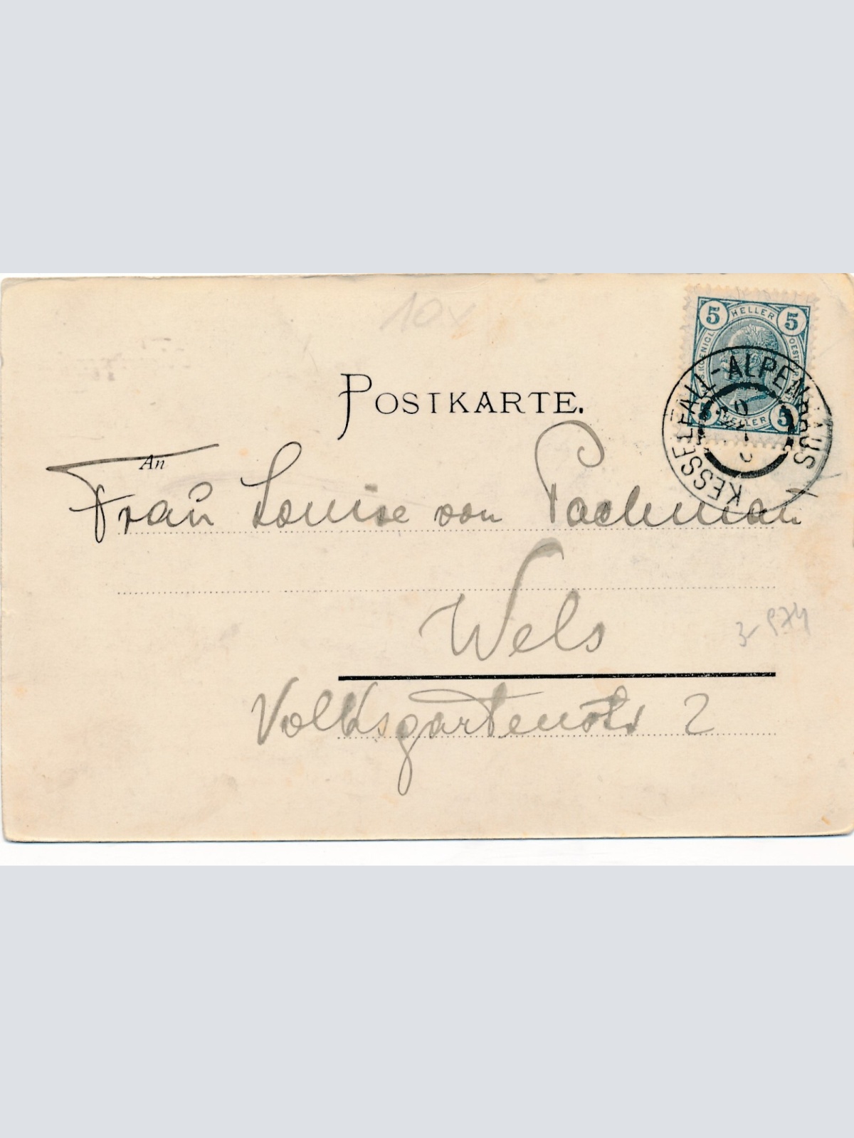 AK aus Kaprunerthal mit Kasselfall Alpenhaus Salzburg Ansichtskarte (13267)