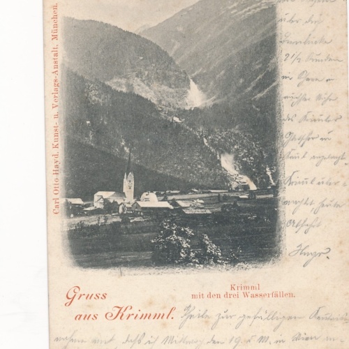 AK gruss aus Krimml Salzburg Ansichtskarte (13269)