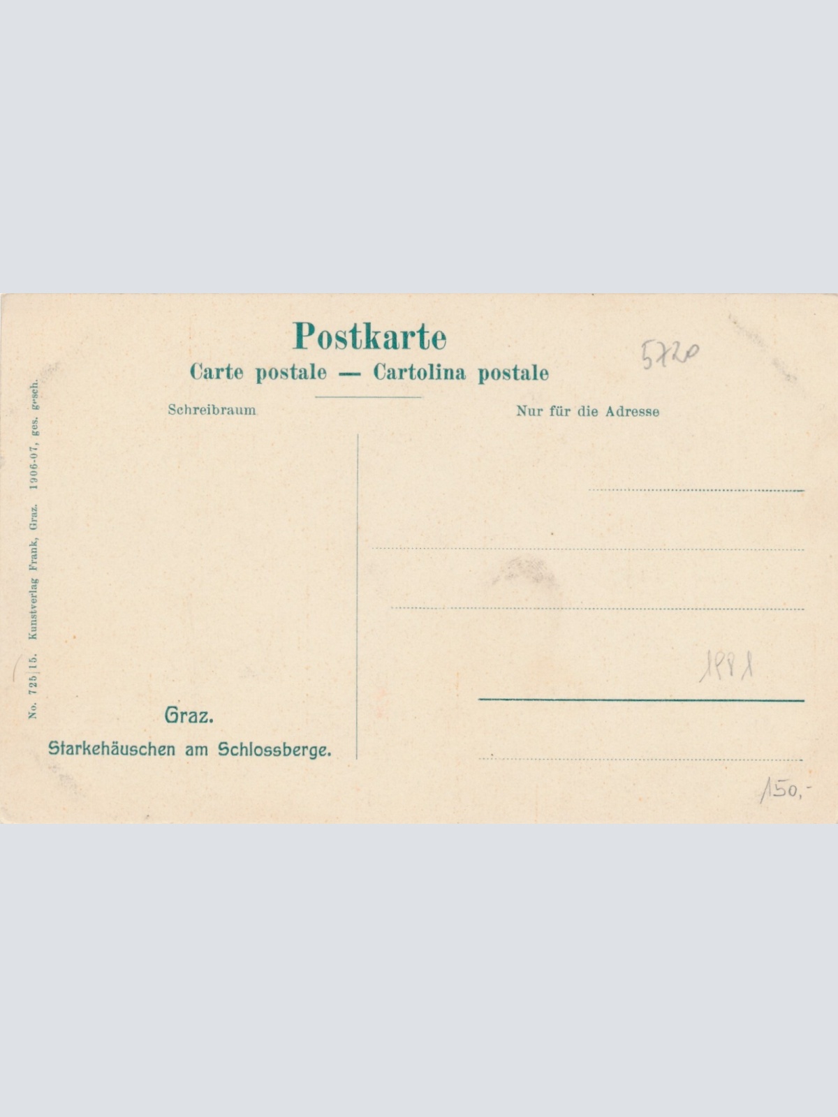 AK aus Graz Starkenhäuschen am Schlossberg Steiermark Ansichtskarte (13242)