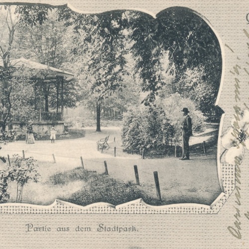 AK aus Graz mit Stadtpark Steiermark Ansichtskarte (13237)