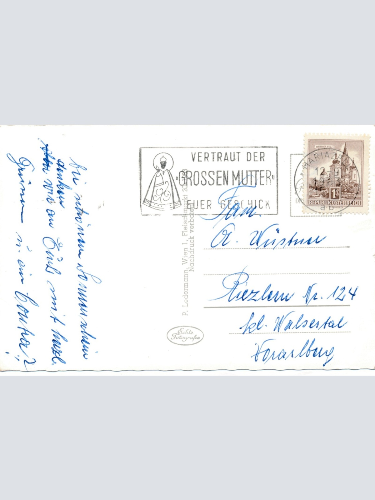 AK aus Mariazell Steiermark Ansichtskarte (13348)