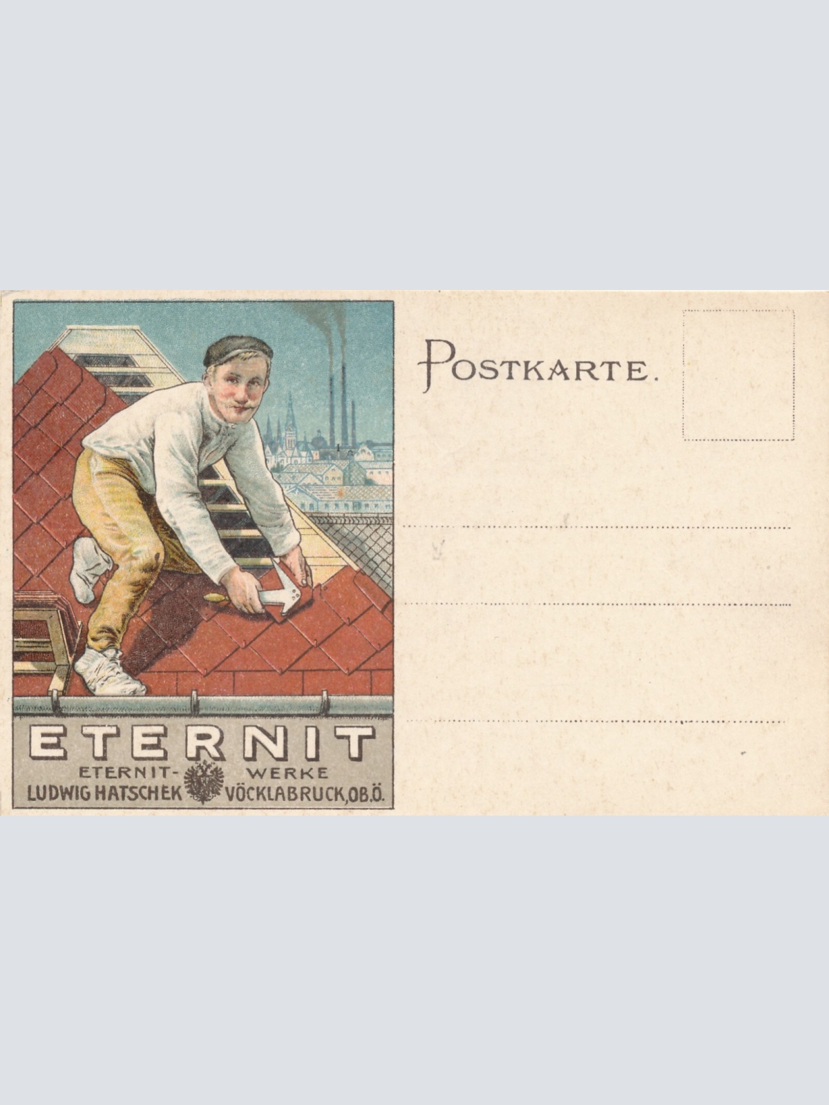 AK aus Vöcklabruck Eternit Werke Ludwig Hatschek Ansichtskarte (12651)