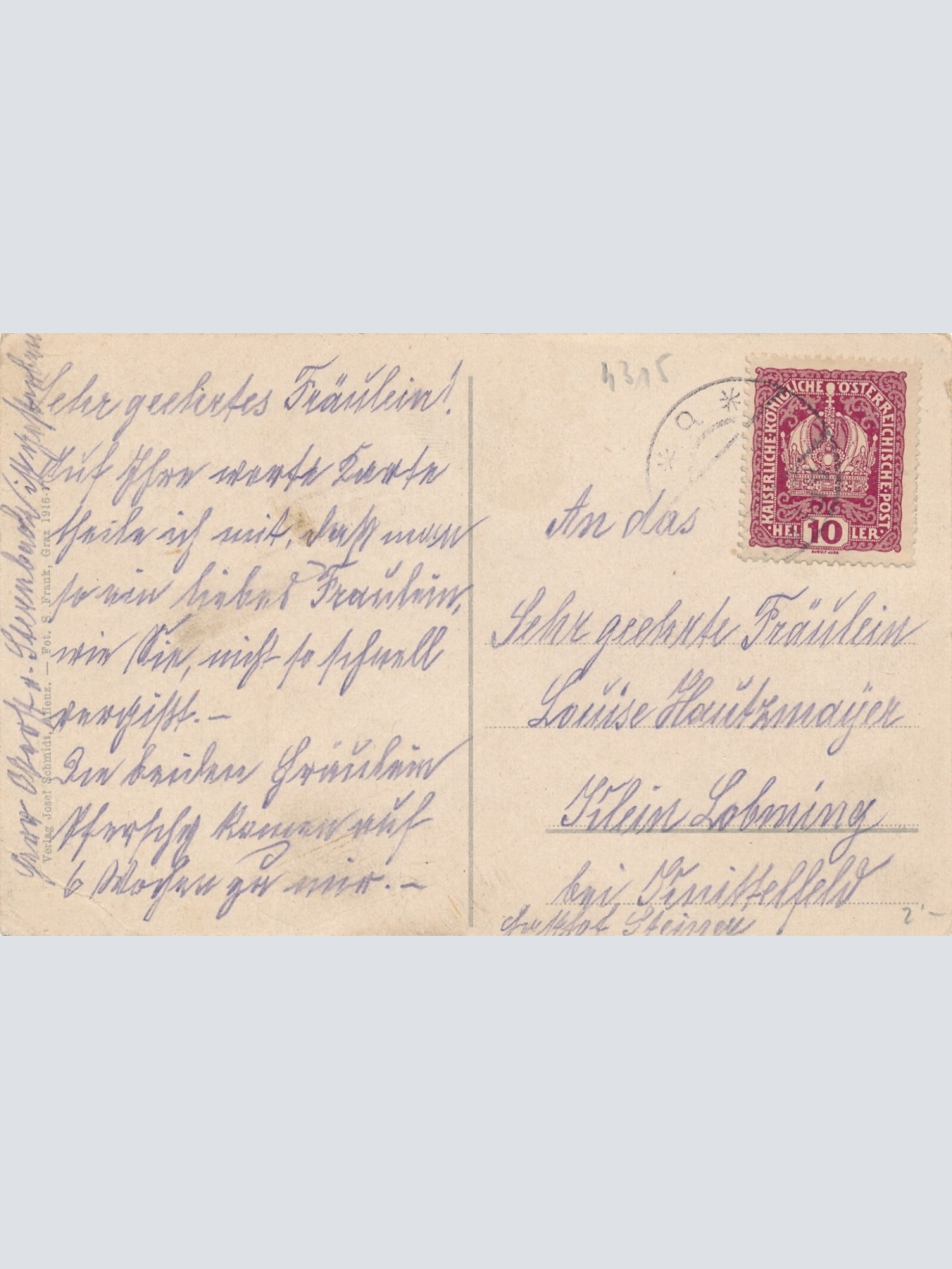 AK aus Jauring bei Aflenz Steiermark Ansichtskarte (13374)