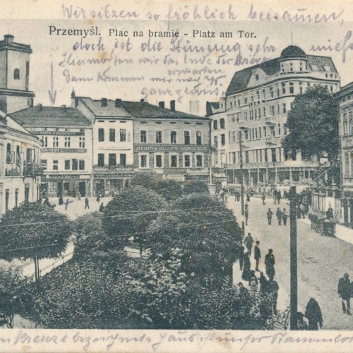 AK aus Prezemysl Plac na bramie Platz am Tor Polen Ansichtskarte (13471)