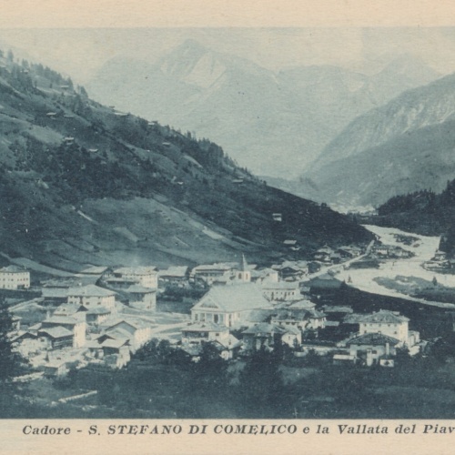 AK aus Cadore s. Stefano di Comelico Italien Ansichtskarte (13288)
