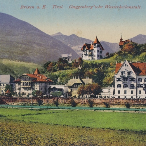 AK aus Brixen a . E. mit Wasserheilanstalt Italien Ansichtskarte (13289)