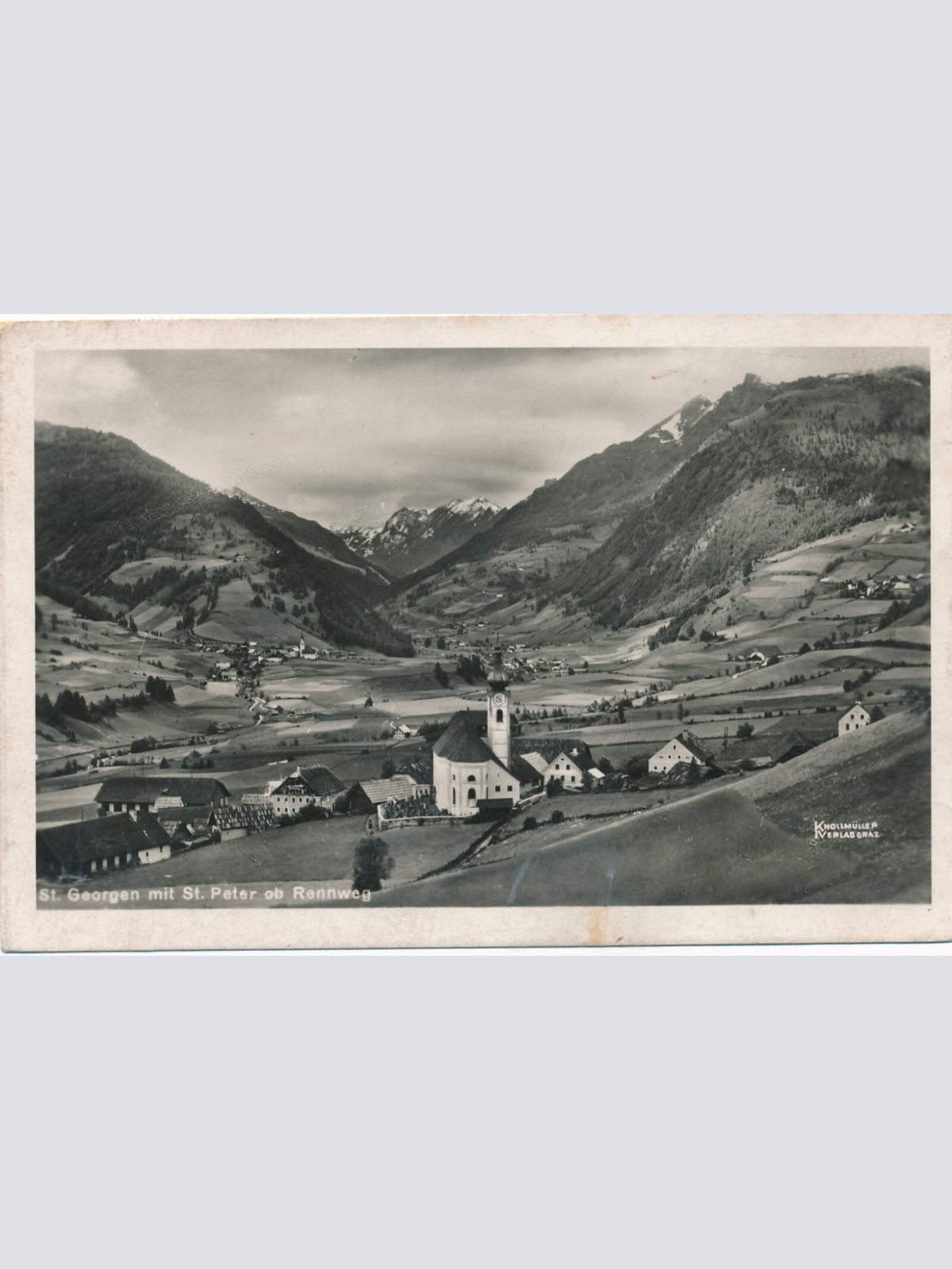 AK aus St. Georgen mit St. Peter Kärnten Ansichtskarte (13338)