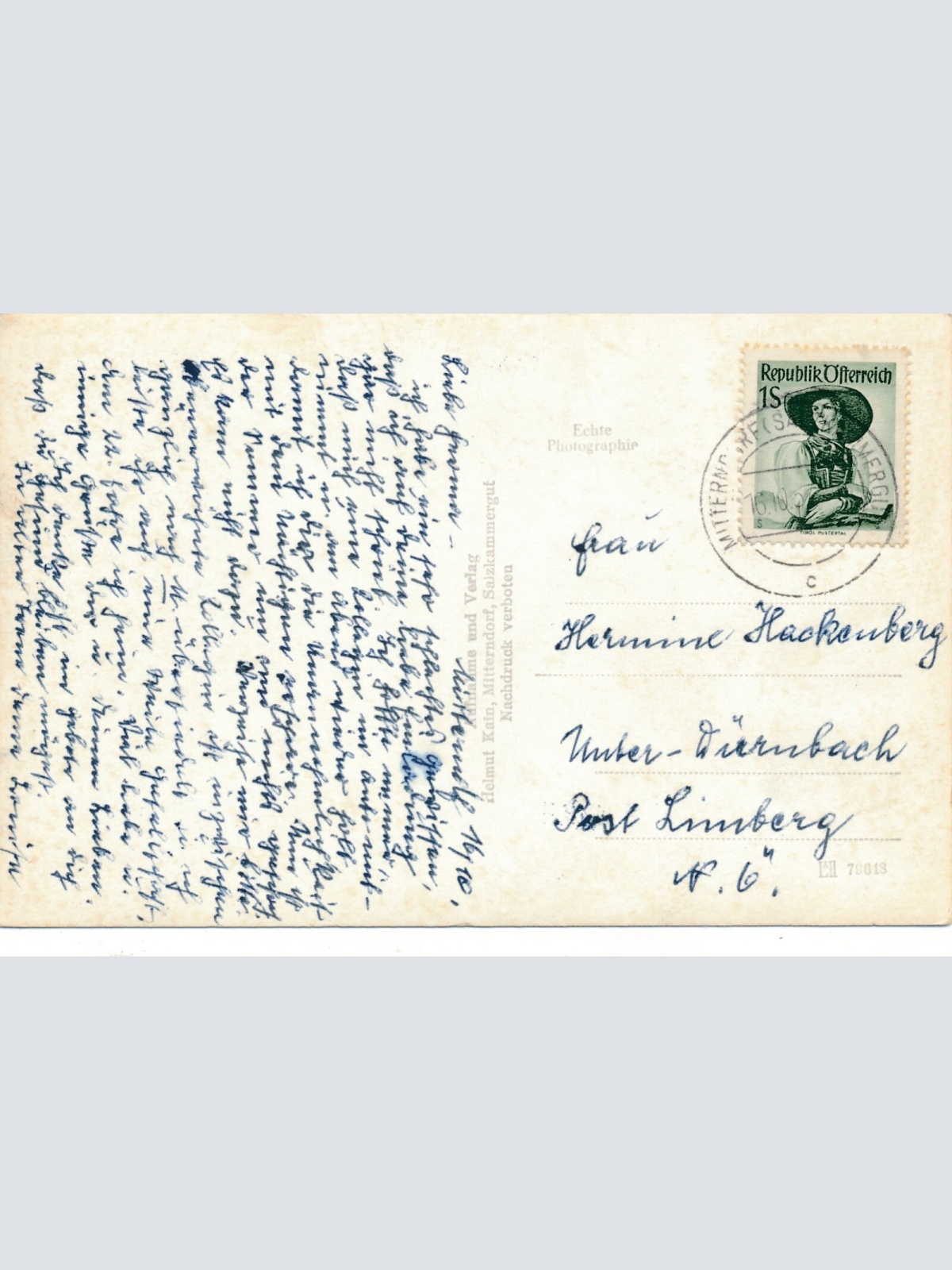 AK aus Mitterndorf - Grimming Steiermark Ansichtskarte (13342)