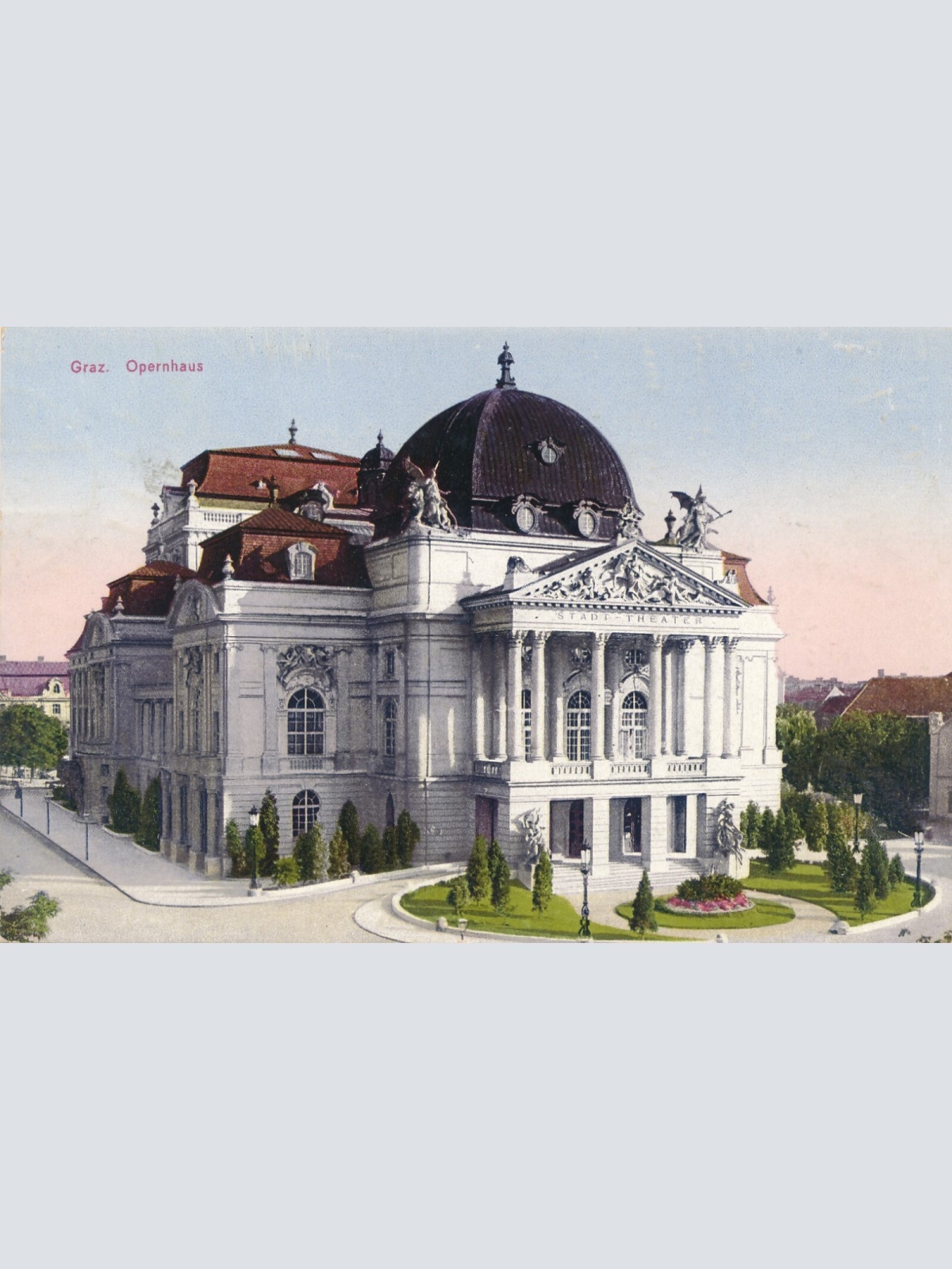 AK aus Graz Opernhaus Steiermark Ansichtskarte (13304)