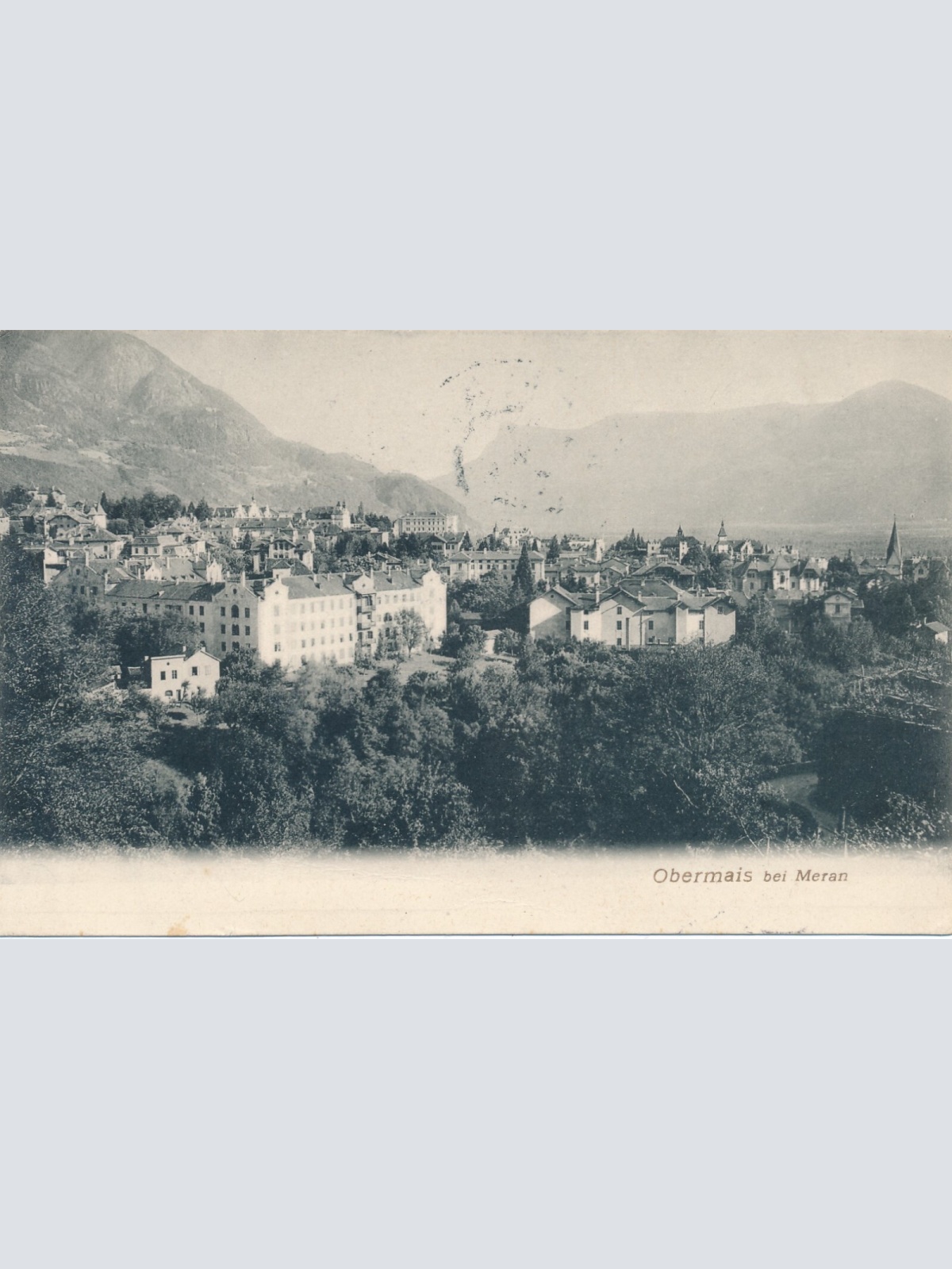 AK aus Obermais bei Meran Italien Ansichtskarte (13327)