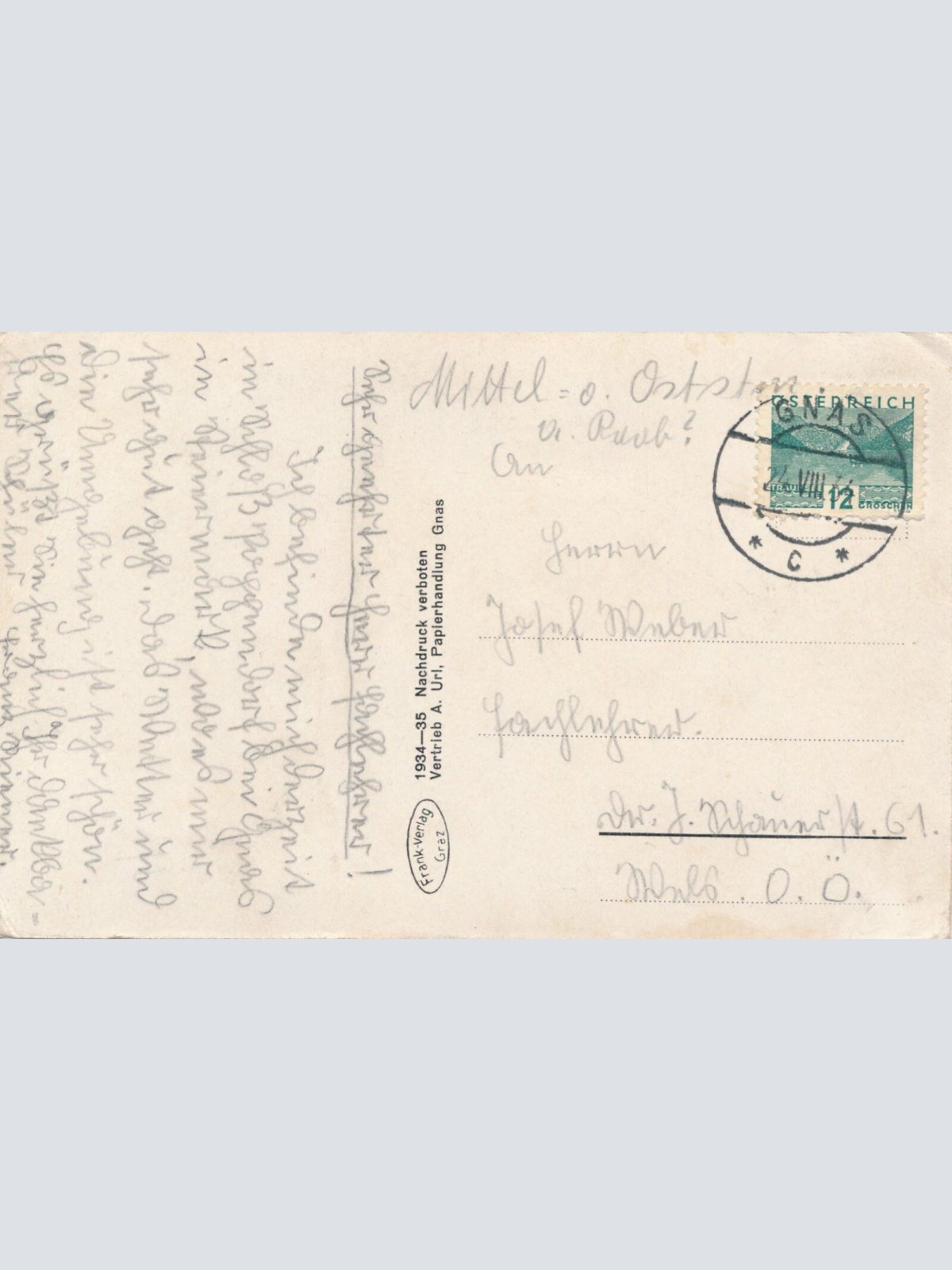 AK, Schloss Pottendorf bei Gnas, Steiermark (S3450)