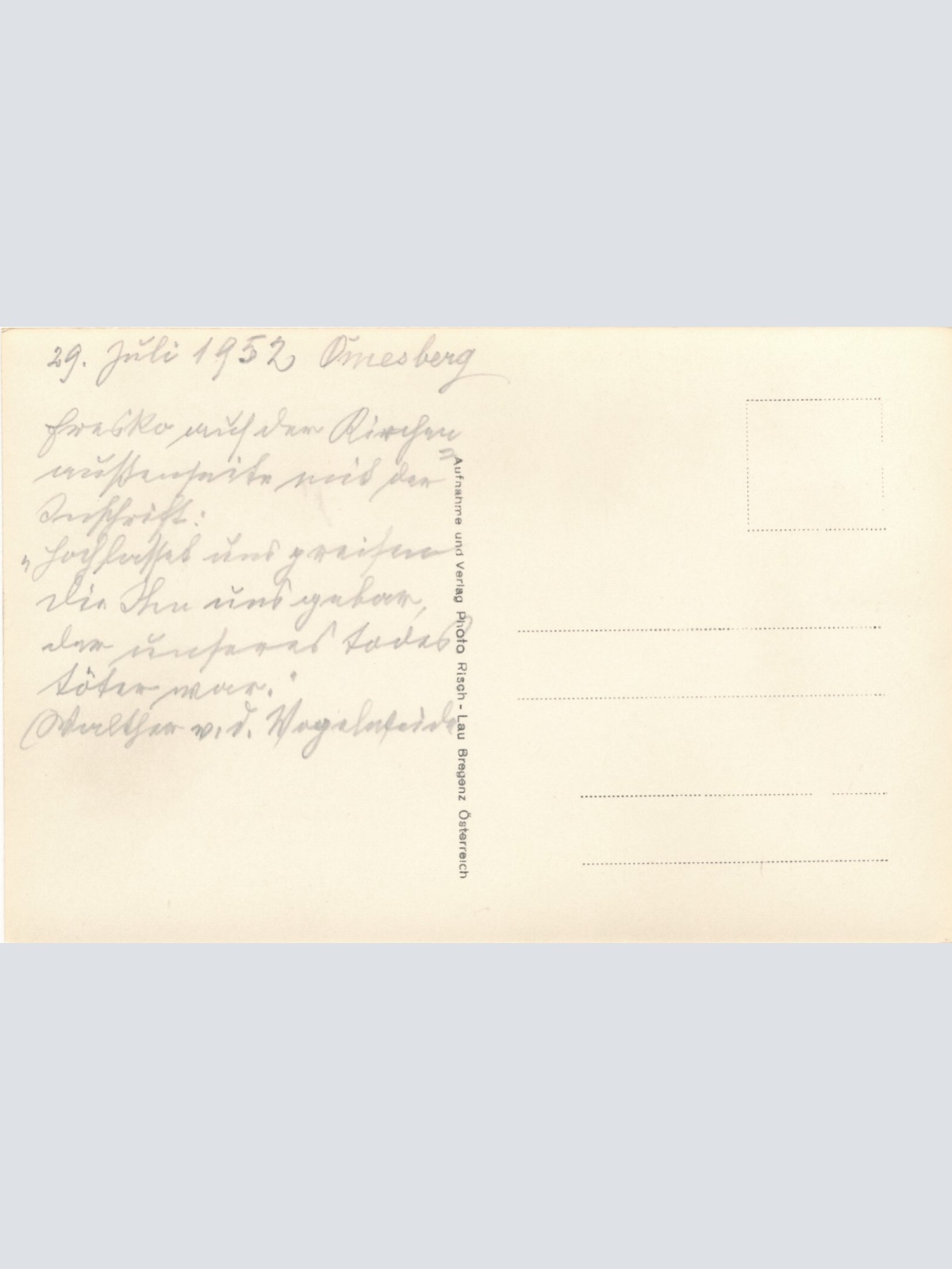 AK, Seilbahn Lech, Vorarlberg (S3375)