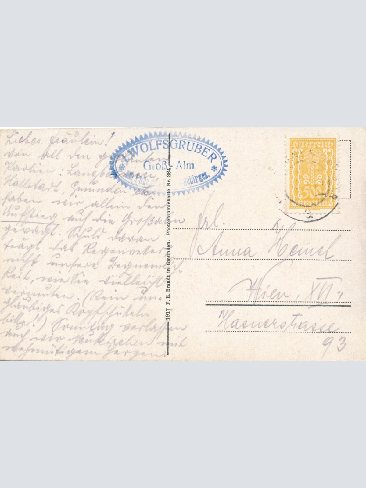 AK, Grossalm am Fuße des Höllengebirges, Oberösterreich (S3362)