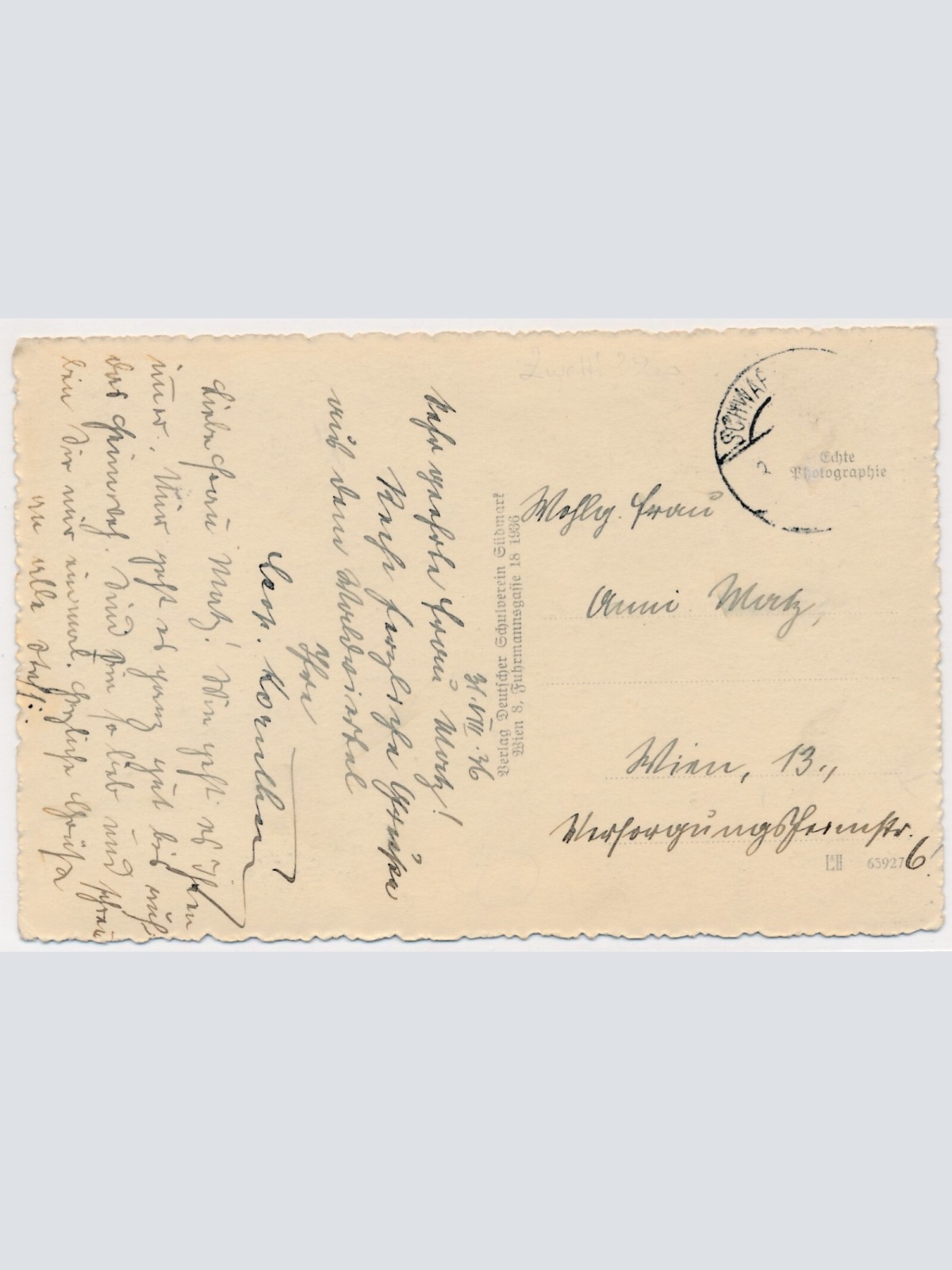 AK, Schwarzenau, Niederösterreich (S3356)