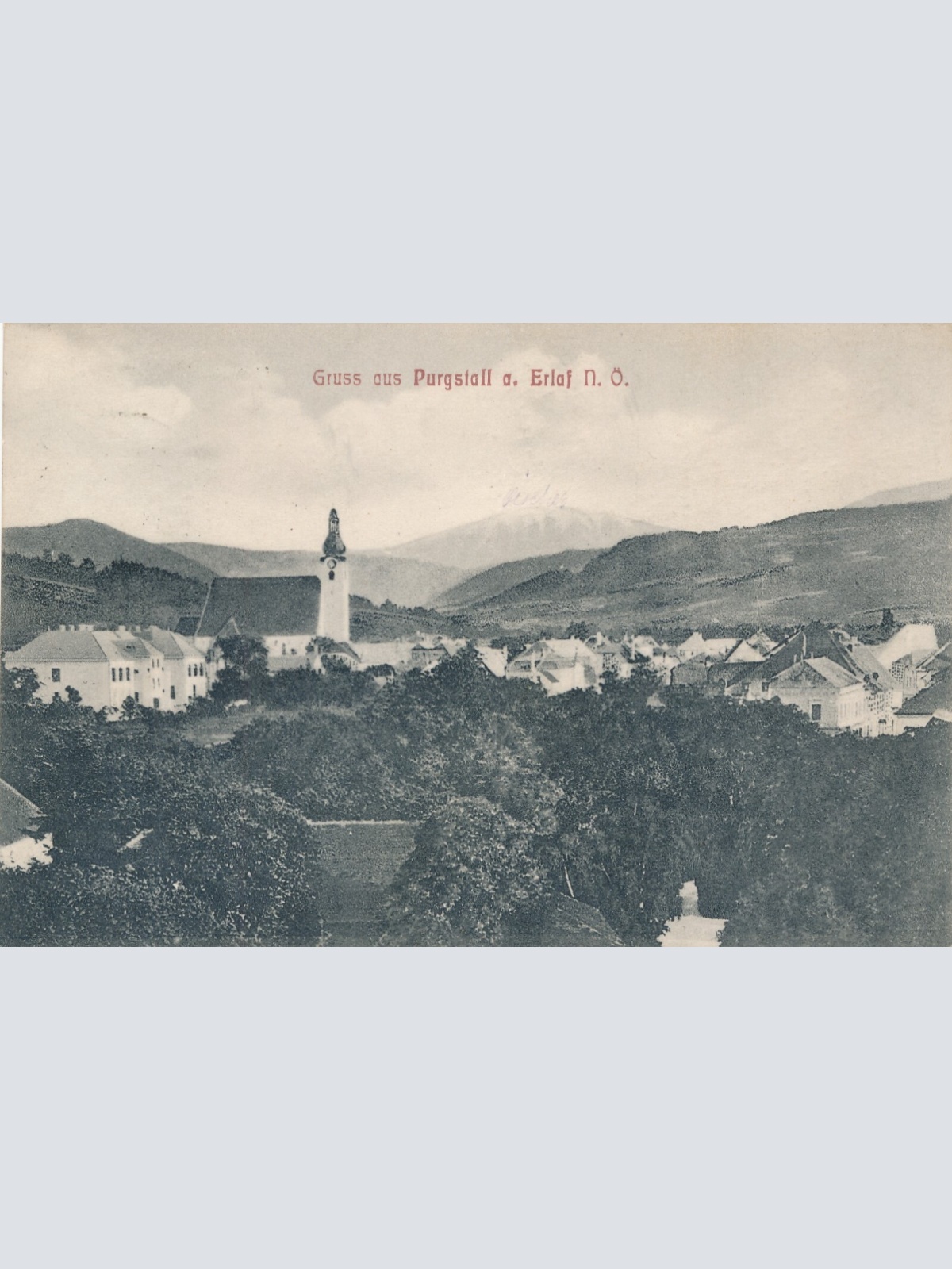 AK, Gruß aus Purgstall a. Erlauf, Niederösterreich (S3395)