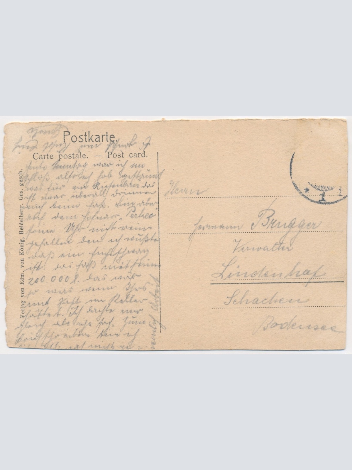 AK, Heidelberg, Baden-Württemberg, Ansichtskarte (S3627)