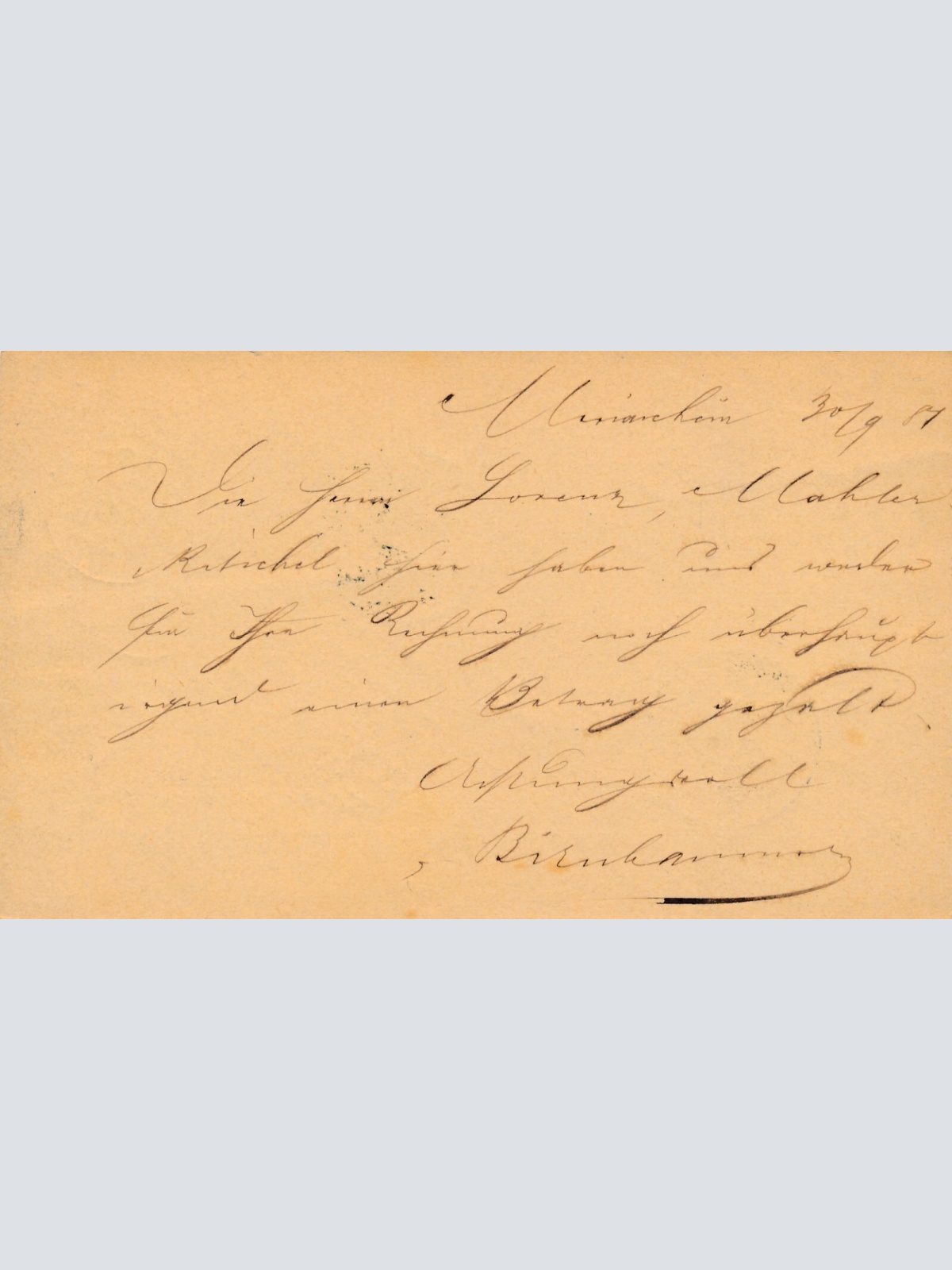 2 Kreuzer - Ganzsachen - Karte 1881 aus Mariaschein (13576)