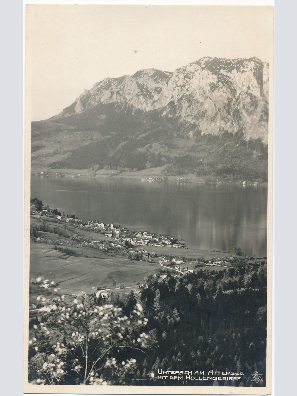 AK, Unterrach am Attersee, Oberösterreich, Ansichtskarte (S3655)