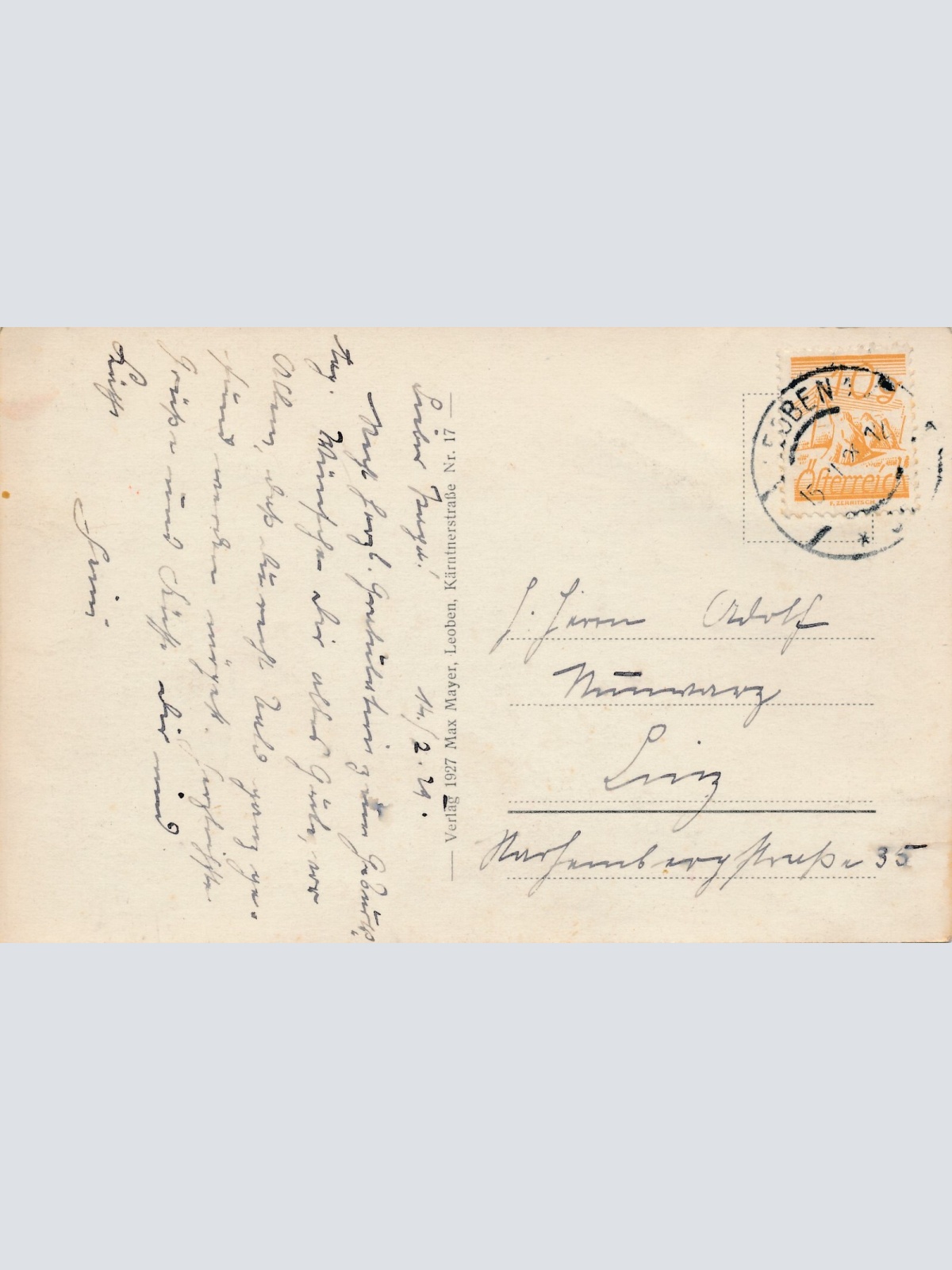 AK aus Donawitz bei Leoben Steiermark Ansichtskarte (13731)