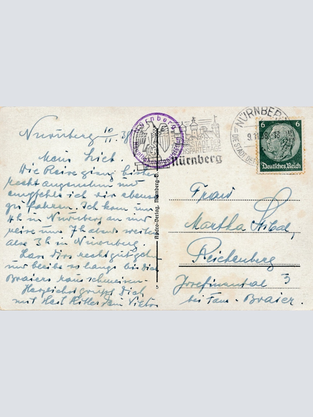 AK, Nürnberg, Bayern (S3589)