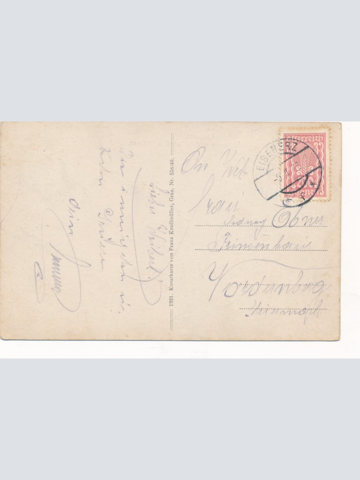 AK aus Eisenerz Leopoldsteinersee Pfaffenstein Steiermark Ansichtskarte (13749)