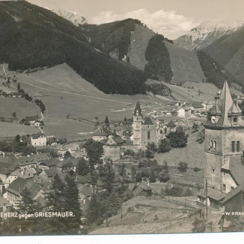 AK aus Eisenerz gegen Griesmauer Steiermark Ansichtskarte (13750)